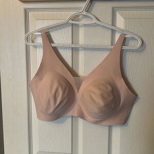 Knix Shadow Mesh TShirt Bra in Rose Water Pink Size L++ (36F, 36G)